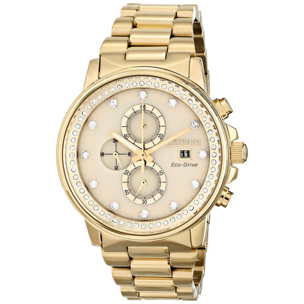 Citizen Men's FB3002-53P Nighthawk Chronograph Gold-Tone Stainless Steel Watch