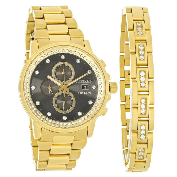 Citizen Men's FB3002-61E Nighthawk Chronograph Gold-Tone Stainless Steel Watch