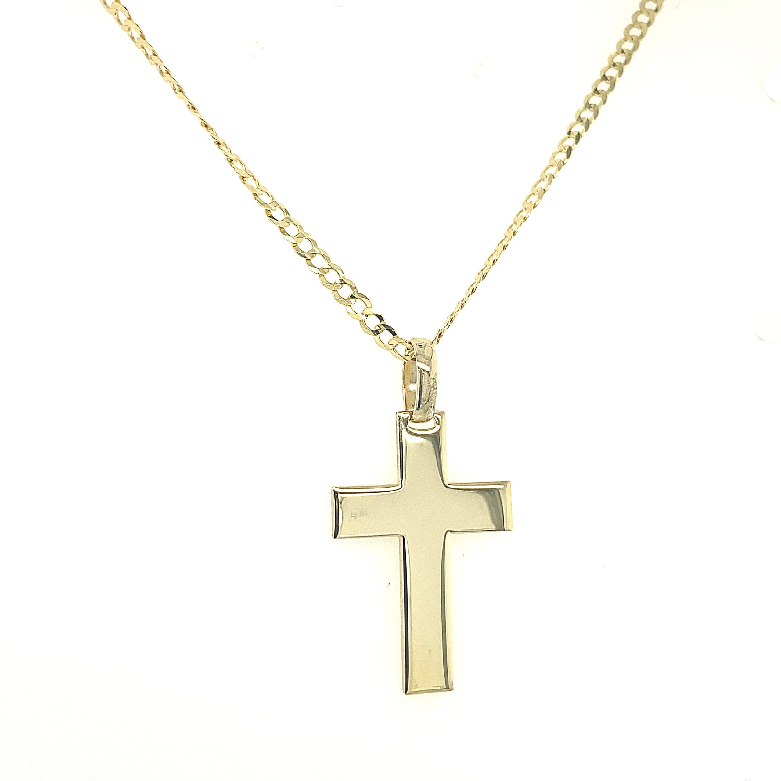 14k Cross Pendant Slim