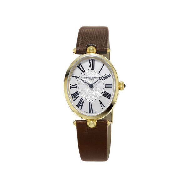 Frederique Constant Women's FC-200MPW2V5 Classics Art Deco Brown Satin Watch