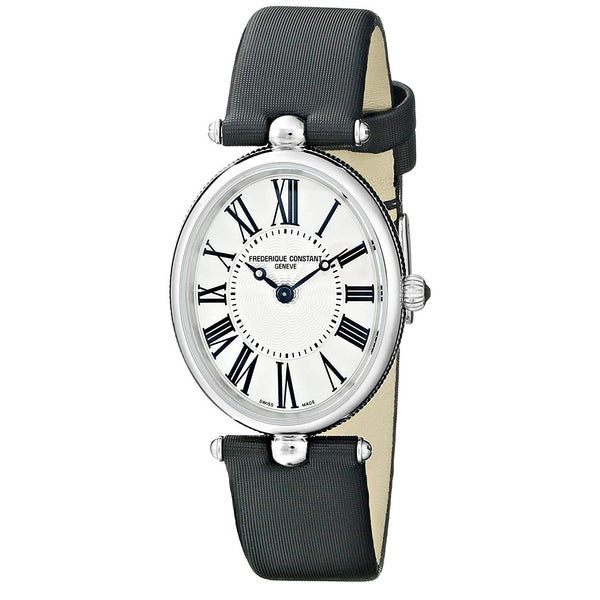 Frederique Constant Women's FC-200MPW2V6 Classics Art Deco Black Satin Watch