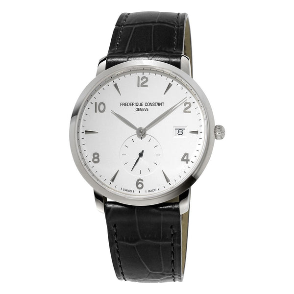 Frederique Constant Men's FC-245SA5S6 Slimline Black Leather Watch