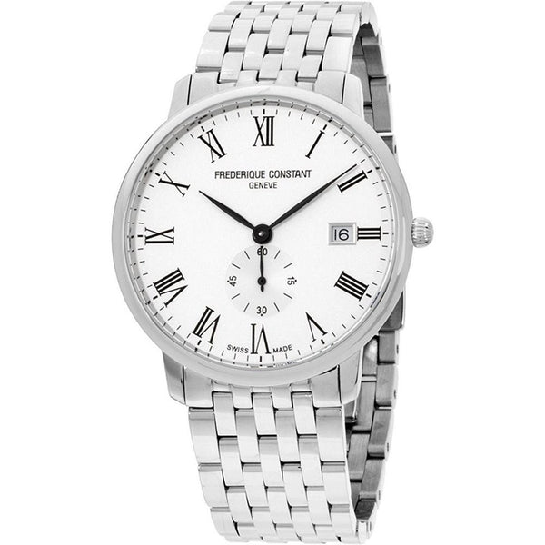 Frederique Constant Men's FC-245WR5S6B Slimline Stainless Steel Watch