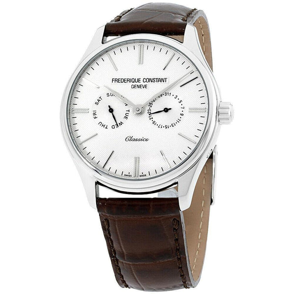 Frederique Constant Men's FC-259BRST5B6 Classics Brown Leather Watch