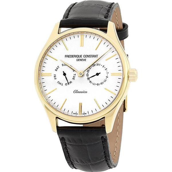Frederique Constant Men's FC-259BST5B5 Classics Black Leather Watch