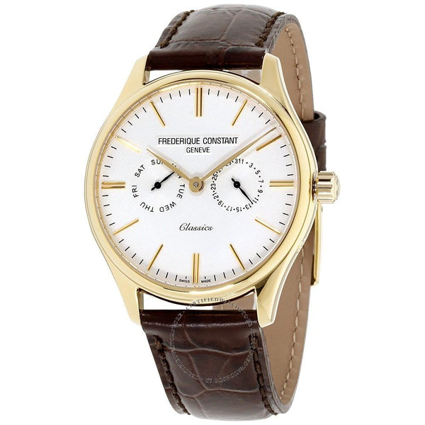 Frederique Constant Men's FC-259ST5B5 Classics Brown Leather Watch