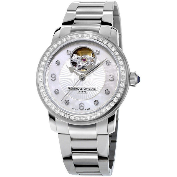 Frederique Constant Women's FC-310HBAD2PD6B Heart Beat Stainless Steel Watch