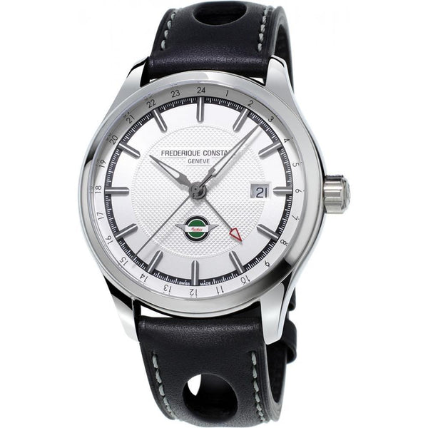 Frederique Constant Men's FC-350HS5B6 Healey Black Leather Watch