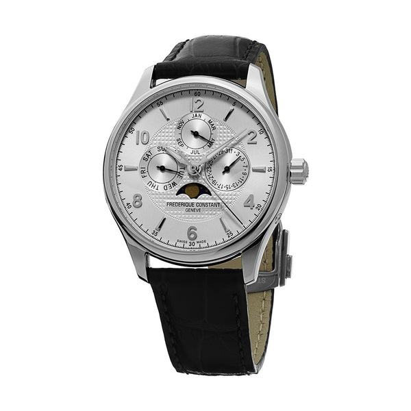 Frederique Constant Men's FC-365RM5B6 Runabout Black Leather Watch