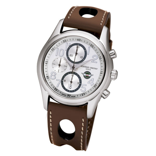 Frederique Constant Men's FC-392HSDG6B6 Healey Chronograph Brown Leather Watch