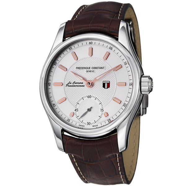 Frederique Constant Men's FC-435V6B6 Vintage Rally Brown Leather Watch