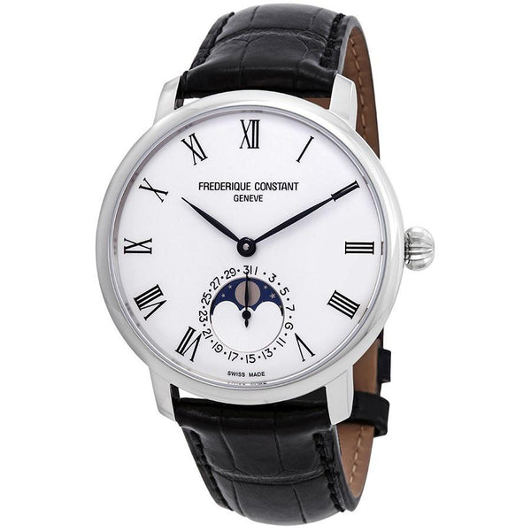 Frederique Constant Men's FC-705WR4S6 Slimline Black Leather Watch