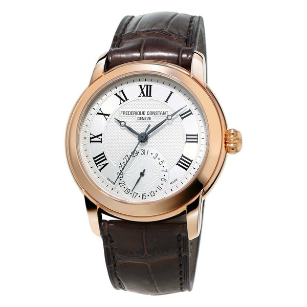 Frederique Constant Men's FC-710MC4H4 Manufacture Classics Brown Leather Watch