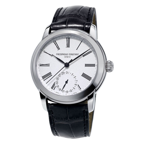 Frederique Constant Men's FC-710MS4H6 Manufacture Black Leather Watch