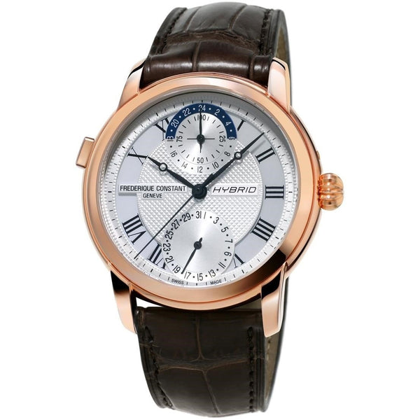 Frederique Constant Men's FC-750MC4H4 Hybrid Manufacture Brown Leather Watch