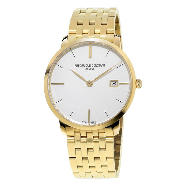 Frederique Constant Women's FC220V5S5B Slimline Gold-Tone Stainless Steel Watch
