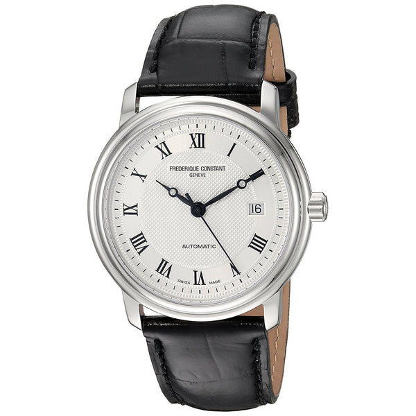 Frederique Constant Men's FC303MC4P6 Classic Black Leather Watch