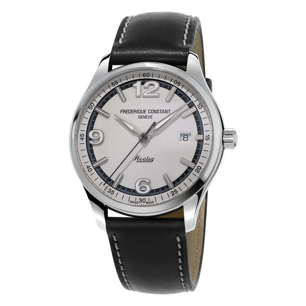 Frederique Constant Men's FC303WGH5B6 Vintage rally Automatic Grey Leather Watch