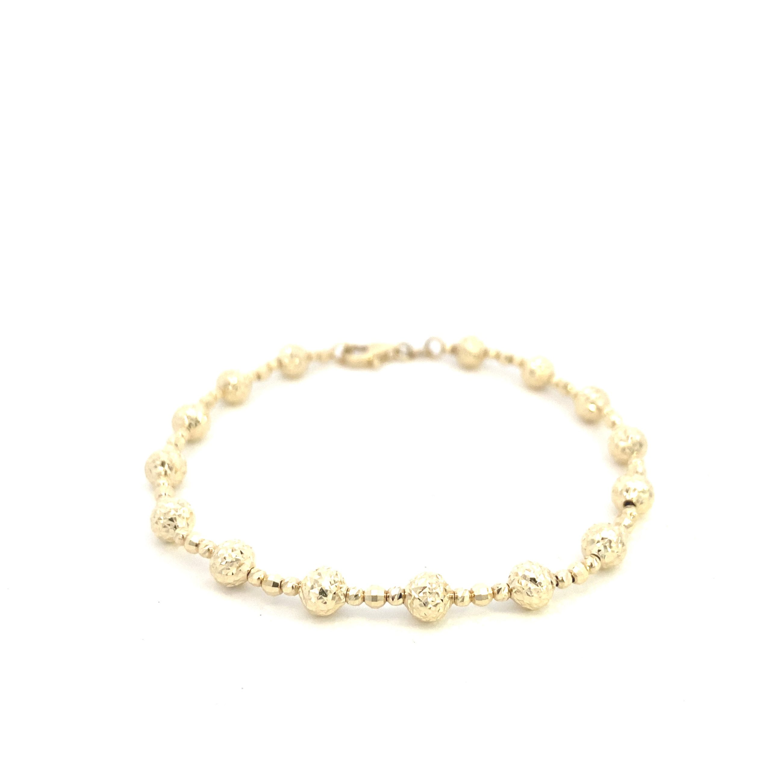 14K GOLD Dazzling Droplets Bracelet