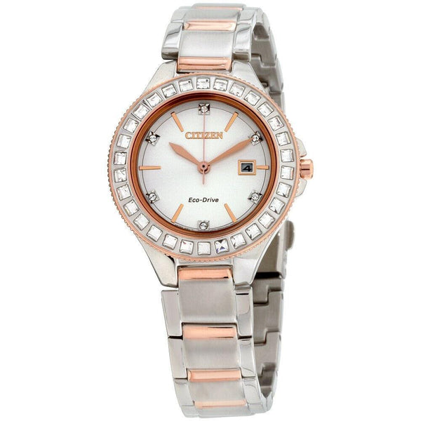 Citizen Women's FE1196-57A Silhouette Crystal Two-Tone Stainless Steel Watch