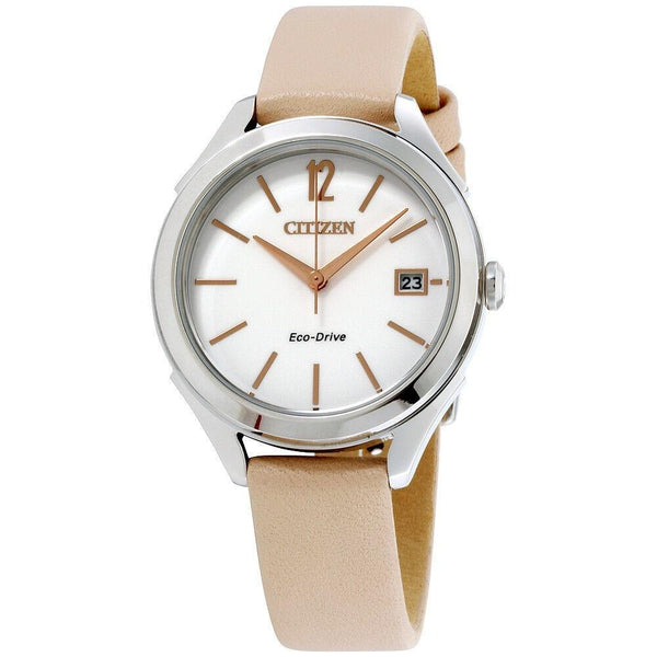Citizen Women's FE6140-03A LTR Brown Leather Watch