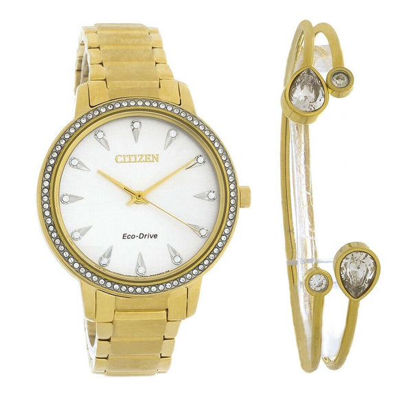 Citizen Women's FE7042-66A Silhouette Gold-Tone Stainless Steel Watch