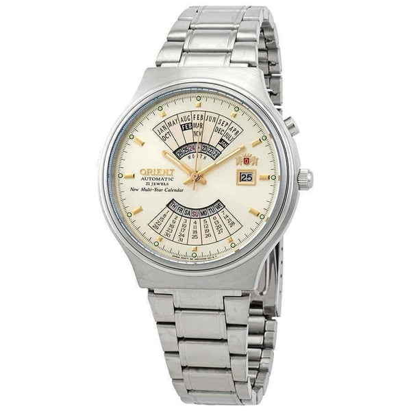 Orient Men's FEU00002CW Multi Year Calendar Stainless Steel Watch