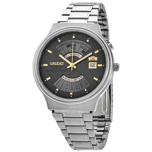 Orient Men's FEU00002KW Multi Year Calendar Stainless Steel Watch