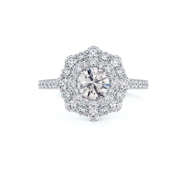Forevermark Floral Halo Cocktail Ring