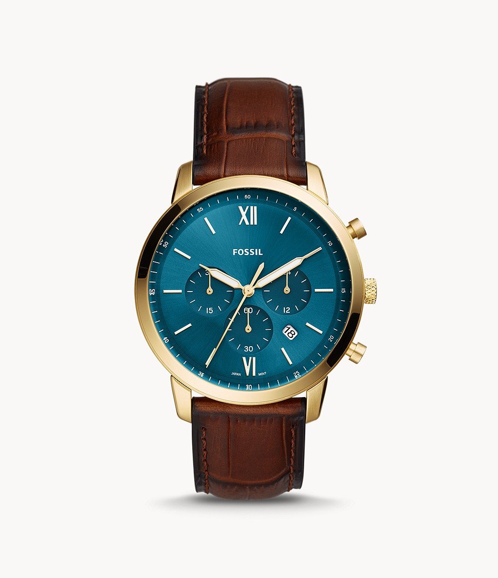 Fossil Neutra Chronograph Brown Leather Watch