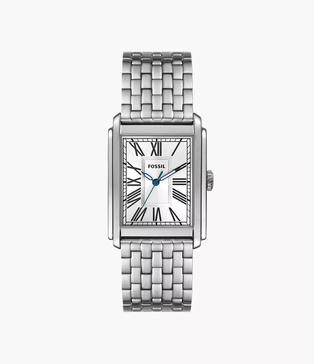 Carraway Three-Hand Stainless Steel Watch