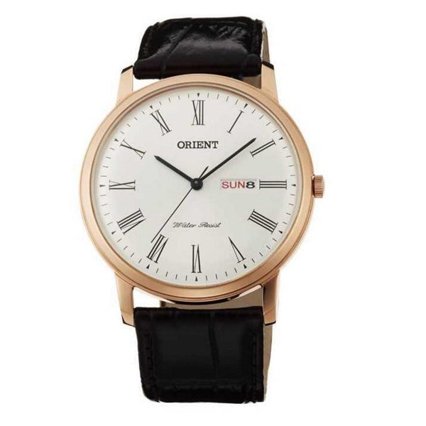 Orient Men's FUG1R006W6 Capital Version 2 Black Leather Watch