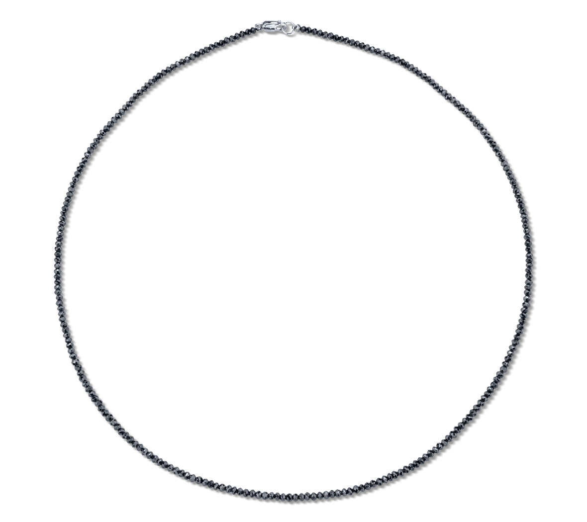 Harry Kotlar Platinum Black Diamond Necklace