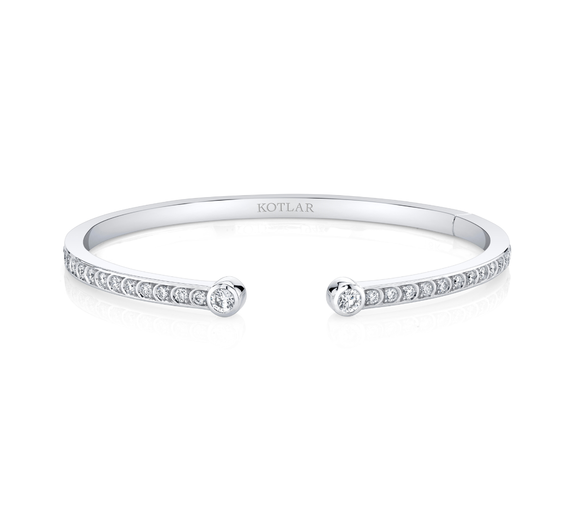 Harry Kotlar 18K White Gold Diamond Bracelet