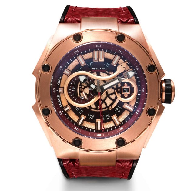 Nsquare SnakeKing Automatic 46mm Night Maroon