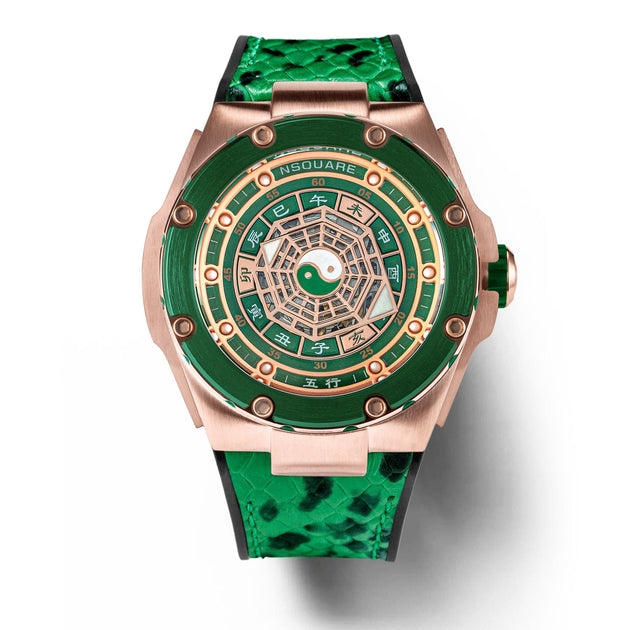 Nsquare Five Elements Automatic 46mm Wood Green