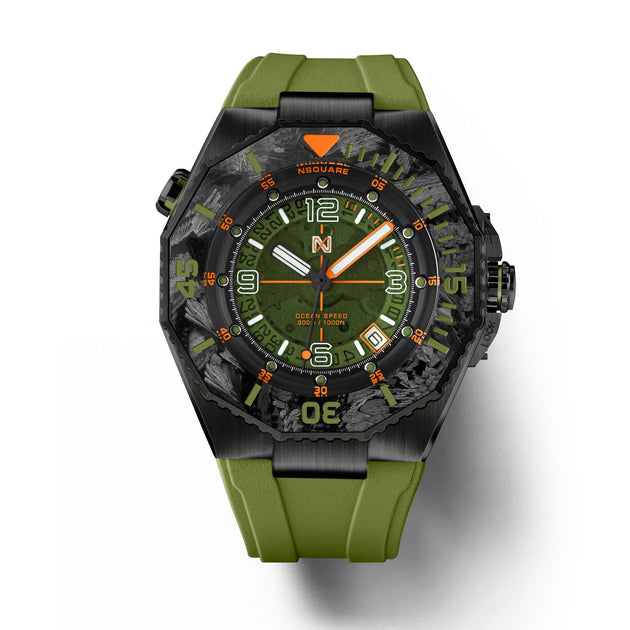 Nsquare Ocean Speed Diver Swiss Automatic 43mm Green