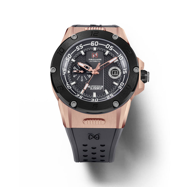 Nsquare Dynamic Race Automatic 44mm Rose Gold Gray
