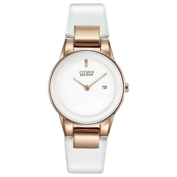 Citizen Women's GA1053-01A Axiom White Leather Watch