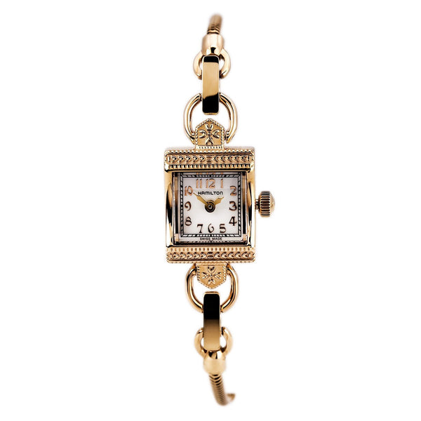Hamilton Women's H31241113 Lady Hamilton vintage Rose Gold-Tone Stainless Steel Watch