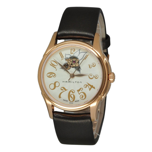Hamilton Women's H32345483 Jazzmaster Brown Satin Watch