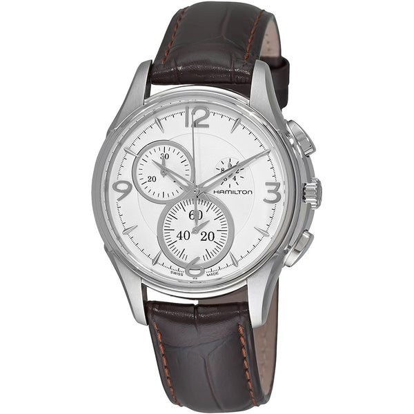 Hamilton Men's H32372555 Jazzmaster Chronograph Brown Leather Watch