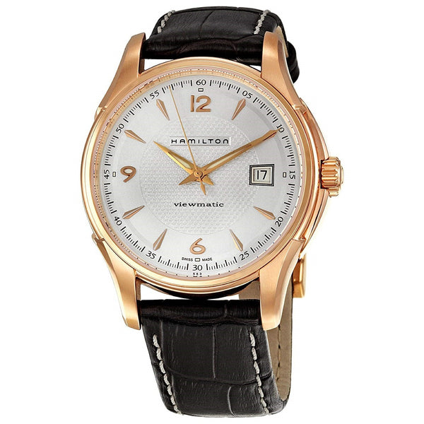Hamilton Men's H32545555 Jazzmaster Viewmatic Automatic Dark Brown Leather Watch