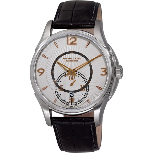 Hamilton Men's H32555755 Jazzmaster Black Leather Watch