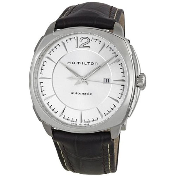 Hamilton Men's H36515555 Jazzmaster Cushion Brown Leather Watch