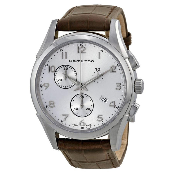 Hamilton Men's H38612553 Jazzmaster Chronograph Brown Leather Watch