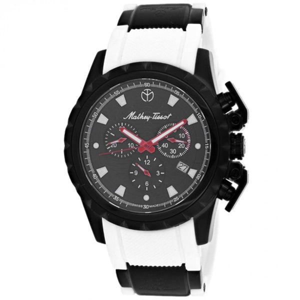 Mathey-Tissot Men's H466CHW Classic Chronograph Two-Tone Silicone Watch