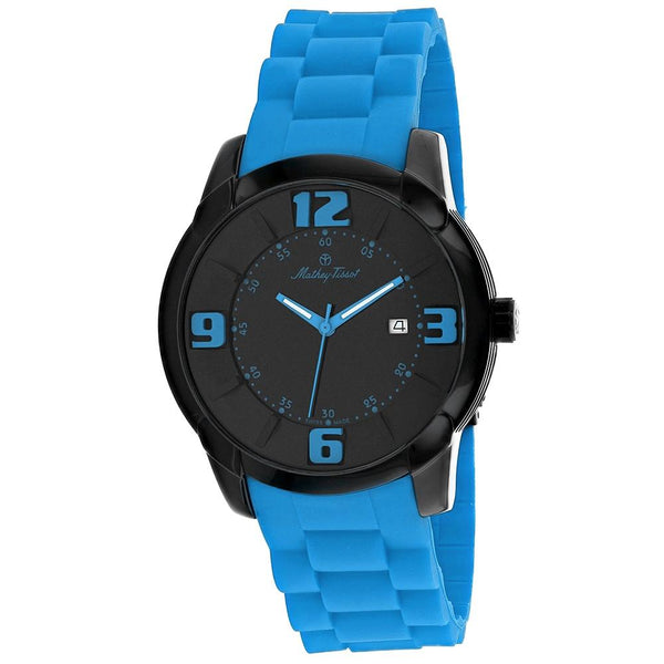 Mathey-Tissot Men's H511ABU Classic Blue Rubber Watch