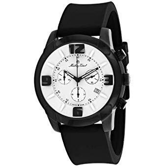 Mathey-Tissot Men's H511CHBLB Classic Chronograph Black Rubber Watch