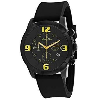 Mathey-Tissot Men's H511CHJB Classic Chronograph Black Rubber Watch